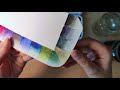 Artists INDULGEMENT palette |  Swatching out my Daniel Smith only watercolor palette