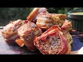 Epic Pork Medallions Cooked Outdoors! || ASMR || Gourmet Pork Delight 🥩✨
