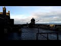 The 1 P.M. cannon salute at Edinburgh Castle