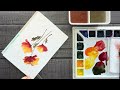 BEGINNER FRIENDLY! Easy & Fast Poppy Watercolor Painting for Those “No Time For Painting” Days!