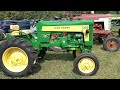 John Deere, Farmall and Cub Cadet tractors at a Fall Festival.