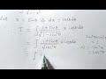 Integration by trigonometric substitutions||Integral Calculus||Problem 3