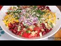 QUICK SALAD RECIPE /MEDITERRANEAN SALAD RECIPE #Salad #mediterraneansalad #ketosalad