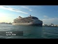 Chasing Cruise Ships out of Miami with the Harbor Pilot!