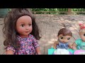 Baby Alive Dolls go on a Camping Trip