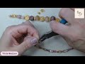 Make a Bracelet Using Society Papers Strands in Kate from @Jessejamesbeads