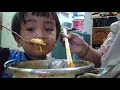 DAMAR MAKAN RABOKKI || BABY 3 TH EATING RABOKKI