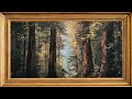 REDWOOD NATIONAL PARK VINTAGE FRAME TV ART | 4K SCREENSAVER WALLPAPER BACKGROUND | OIL PAINTING ART