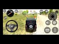 Dollar song sidhu musewala real Indian new model Black Thar offroad village driving gameplay video