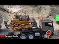 Telolet Basuri, Proses Naik Turun Alat Berat Dari Truck Trailer Huina 1318