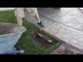 Lifting a Sunken Concrete Driveway Slab DIY