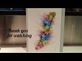 Alcohol Ink, Beginner Tutorial  Fluid Art ( in real time)  ( nr 56 )