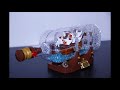 Time Lapse LEGO IDEAS 21313 ship in a bottle