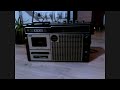 Original Sharp GF 6500h radio / boombox - 1978 - mint condition - music test