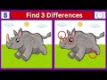 Spot The Difference | Find The Difference | Only Genius Find 3 Differences🤯#viralvideo