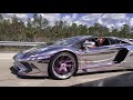 Lamborghini Aventador vs Huracan vs Gallardo FULL SPEED Accelerating ADRENALINE RUSH BullFest 2018