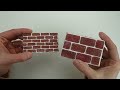 EASY miniature Brick in ANY style • 1:12, 1:6 or 1:24 scale