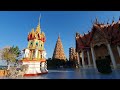 [4KHD] Thai train journey Bangkok to Kanchanaburi & Tiger Cave Temple