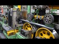 The process of making strong steel pipes. Amazing Korean steel pipes factory