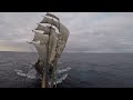 James Craig - Setting the Gaff Topsail - Voyaging Hobart to Sydney 2023