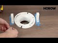 HOROW T05 Smart Bidet Toilet Installation Guide (4): Mounting Hole Position, Flange,T-shaped Bracket