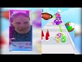 Satisfying Mobile Games  Playing 1001 Tiktok Video Android, iOSCube Surfer, Blob Runner KNU180Y