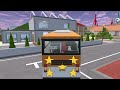 Students go to school by bus || SAKURA School Simulator