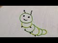 Hand Embroidery Super Easy Cute Caterpillar