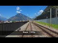 ★ 🇨🇭Bellinzona - Göschenen - Wassen Gotthard cab ride [08.2019]