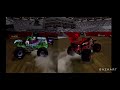 Monster truck racing beamNG drive