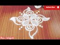 3 days 3 easy rangoli design for beginners.....