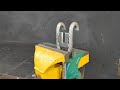 the discovery of a homemade iron bending tool that is rarely known by welders