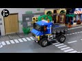 Lego Crazy Bank Robbery COMPILATION Full Story Heist Police Catch the crooks Brickfilm Stop Motion