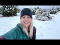 HUNKERING DOWN IN A SNOW STORM Cozy in my Trailer | Living in a Travel Trailer | Winter Camping