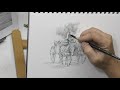 Water-soluble Graphite Drawing Demo and Brand Comparison.