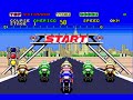 Super Hang-On (Mega Drive) (PAL) - Arcade Mode Full Playthrough