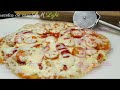 PIZZA FITNESS de AVENA SIN HORNO y SIN LEVADURA RECETA FÁCIL y SALUDABLE