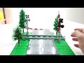 How to Build a LEGO Train Crossing!