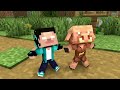 Monster School : Baby Herobrine And A Weird Friend - Minecraft Animation