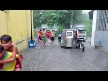 Heavy Rain and Flood in Central Signal Village Taguig [4K]