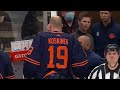 Calgary Flames vs Edmonton Oilers big scuffle after goalie hit (2022 NHL)