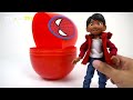 It's a dinosaur! If you touch Marvel Avengers surprise egg, turn into Hulk, Spider Man! - DuDuPopTOY