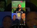 Chloexhalle travor Jackson on Instagram live