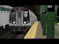 OpenBVE Virtual Railfanning: A, B, C, D, E, F and M Trains at West 4th Street