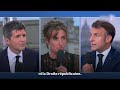 La première interview de Macron sur les législatives et les JO