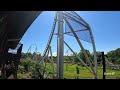 [4K] Fastest Multi-Launch Roller Coaster | Pantheon Coaster | Busch Gardens Williamsburg 2022