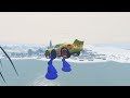 Epic Escape From The Lightning McQueen Eater New Robot, Megahorn |BeamNG.Drive