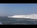 Unbelievable Sunseeker Powerboat takes off 80+mph