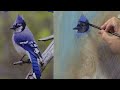 Painting Realistic Birds with Acrylics- How to paint birds