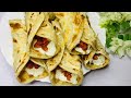 चिकेन टिक्का पराठा रोल|Easy Chicken Tikka Roll|Chicken Tikka Paratha|Easy Chicken Roll|QalbKitchen